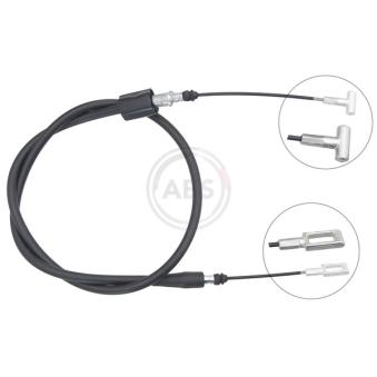 Tirette à câble, frein de stationnement A.B.S.