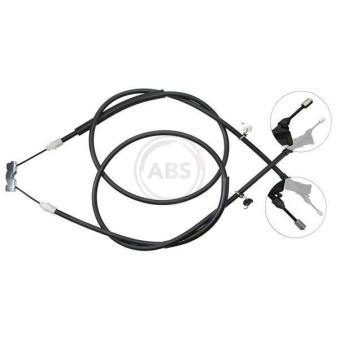 Tirette à câble, frein de stationnement A.B.S.