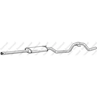 Silencieux central BOSAL 292-039