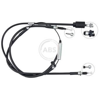 Tirette à câble, frein de stationnement A.B.S.