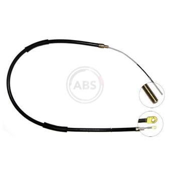 Tirette à câble, frein de stationnement A.B.S.