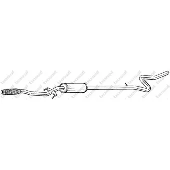 Silencieux central BOSAL 292-045