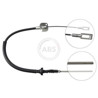 Tirette à câble, commande d'embrayage A.B.S.