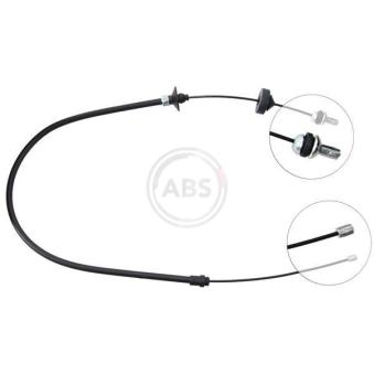 Tirette à câble, commande d'embrayage A.B.S.