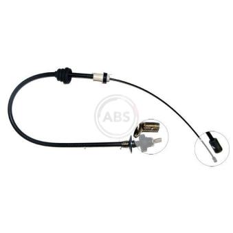 Tirette à câble, commande d'embrayage A.B.S.