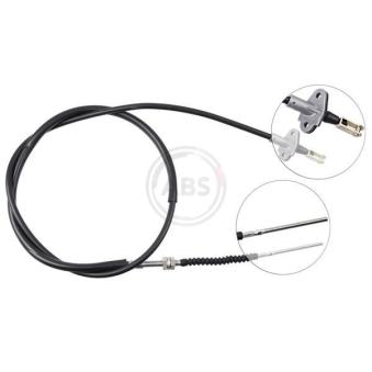 Tirette à câble, commande d'embrayage A.B.S.