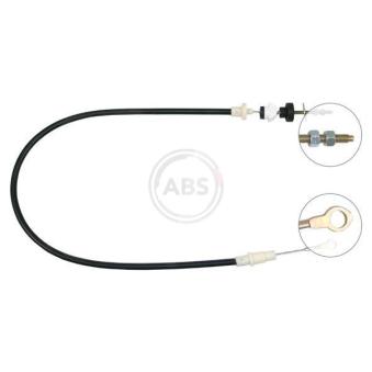 Tirette à câble, commande d'embrayage A.B.S.