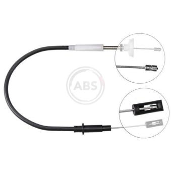 Tirette à câble, commande d'embrayage A.B.S.