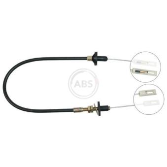 Tirette à câble, commande d'embrayage A.B.S.