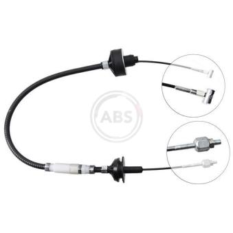 Tirette à câble, commande d'embrayage A.B.S.