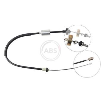 Tirette à câble, commande d'embrayage A.B.S.