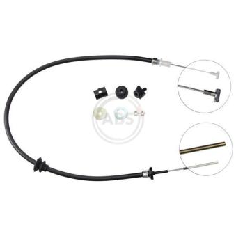 Tirette à câble, commande d'embrayage A.B.S.