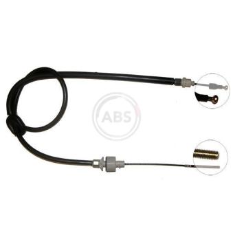 Tirette à câble, commande d'embrayage A.B.S.