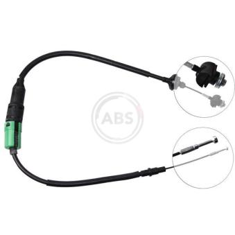 Tirette à câble, commande d'embrayage A.B.S.