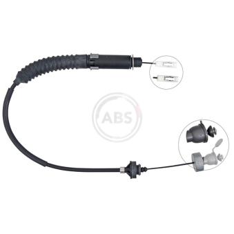 Tirette à câble, commande d'embrayage A.B.S.