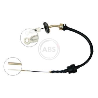 Tirette à câble, commande d'embrayage A.B.S.