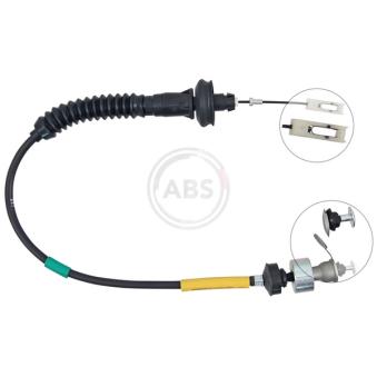 Tirette à câble, commande d'embrayage A.B.S.