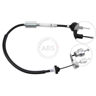 Tirette à câble, commande d'embrayage A.B.S.