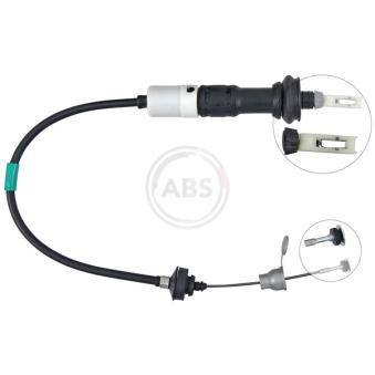 Tirette à câble, commande d'embrayage A.B.S.