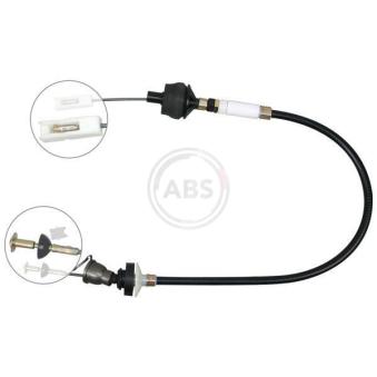 Tirette à câble, commande d'embrayage A.B.S.