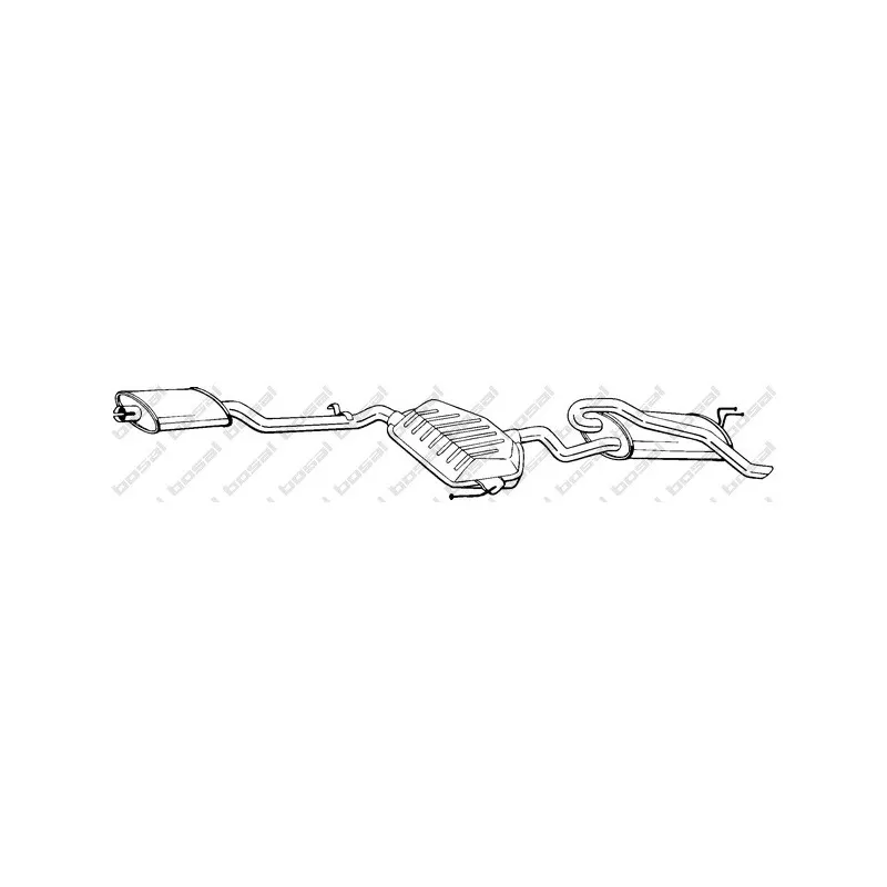 Silencieux arrière BOSAL 292-111