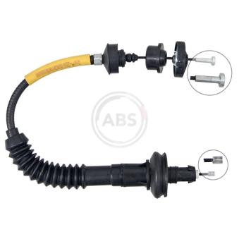 Tirette à câble, commande d'embrayage A.B.S.