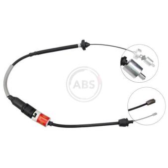 Tirette à câble, commande d'embrayage A.B.S.