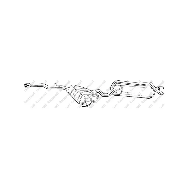 Silencieux arrière BOSAL 292-117