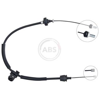 Tirette à câble, commande d'embrayage A.B.S.