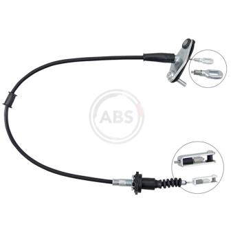 Tirette à câble, commande d'embrayage A.B.S.