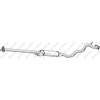 Silencieux central BOSAL