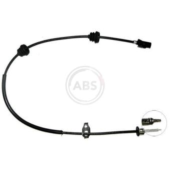 Câble flexible de commande de compteur A.B.S.