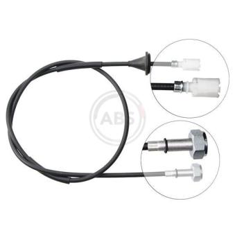 Câble flexible de commande de compteur A.B.S.