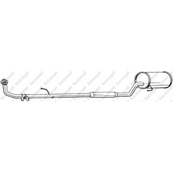 Silencieux central BOSAL 292-217