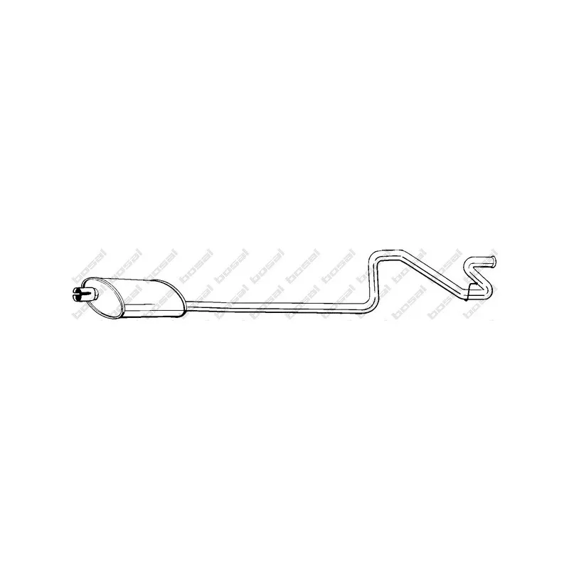 Silencieux arrière BOSAL 292-231