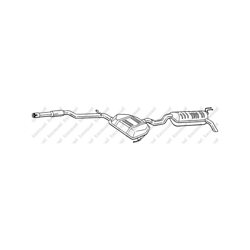 Silencieux arrière BOSAL 292-305