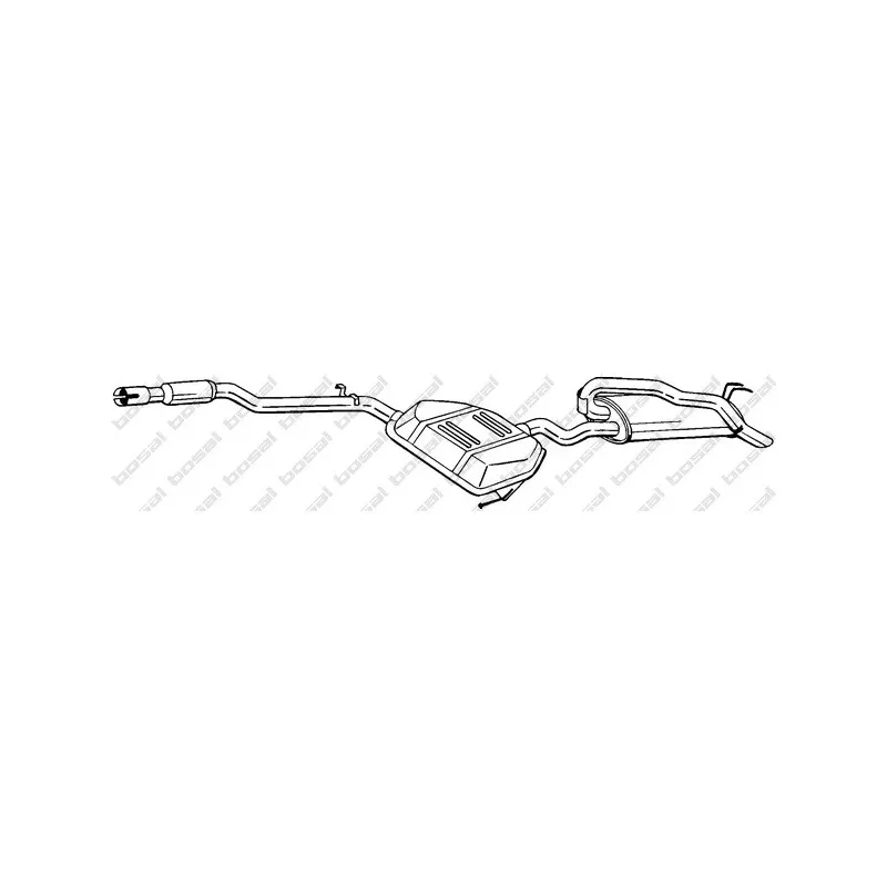 Silencieux arrière BOSAL 292-307