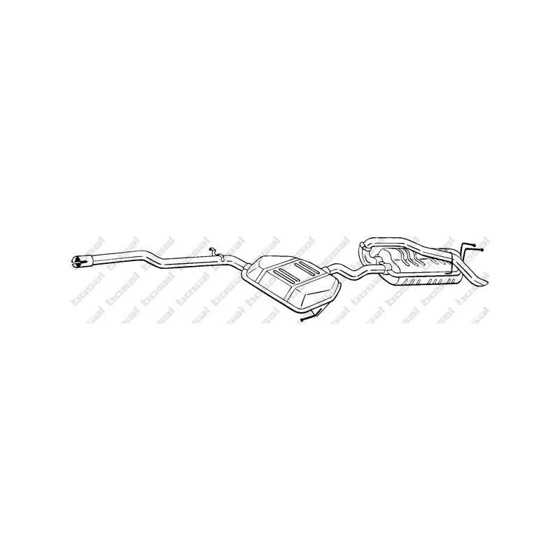 Silencieux arrière BOSAL 292-309