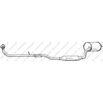 Silencieux avant BOSAL 292-511