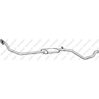 Silencieux avant BOSAL 292-719