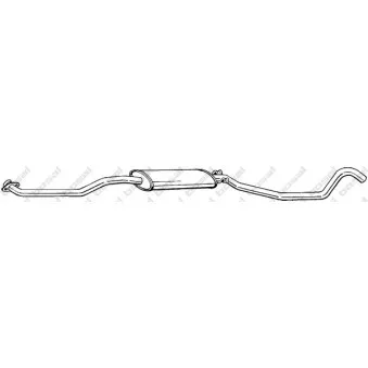 Silencieux central BOSAL 292-835
