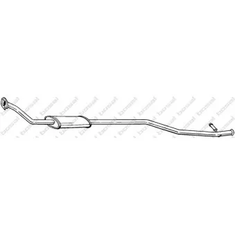 Silencieux central BOSAL 293-001