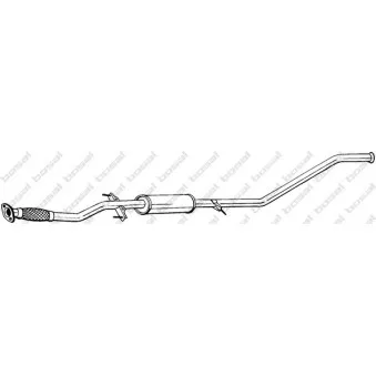 Silencieux central BOSAL 293-005