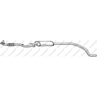 Silencieux central BOSAL 293-007
