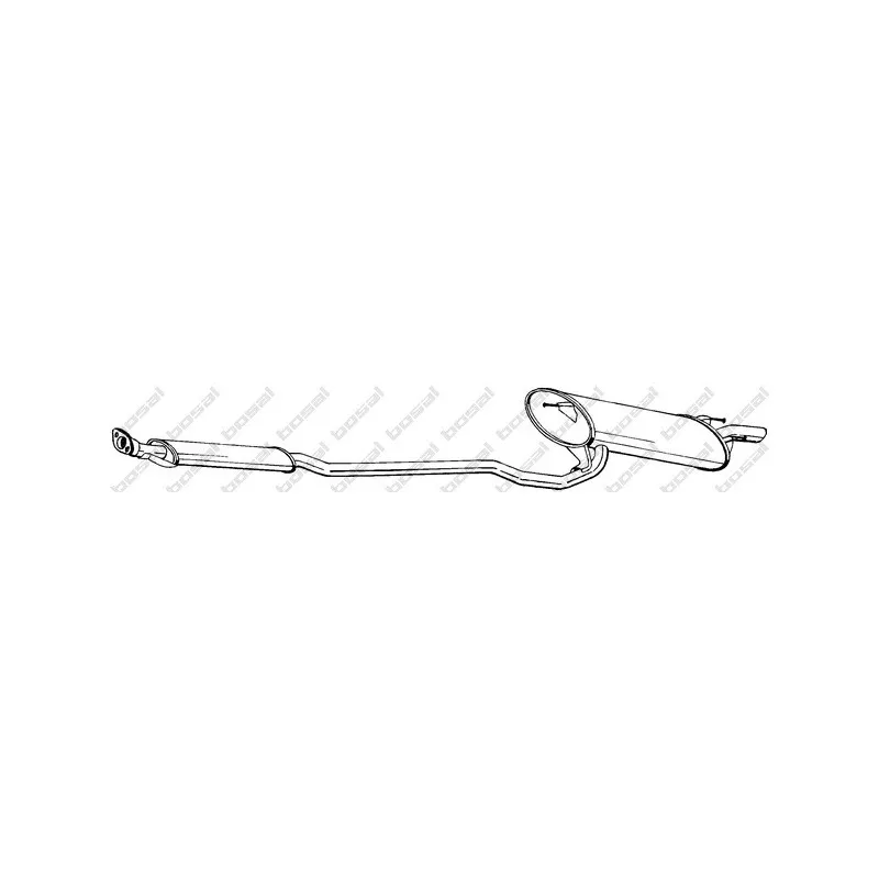 Silencieux arrière BOSAL 293-033