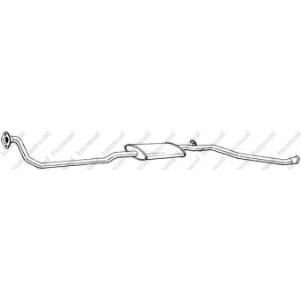 Silencieux avant BOSAL 293-111