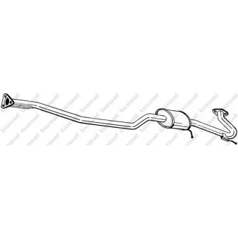 Silencieux central BOSAL 293-129