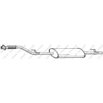 Silencieux avant BOSAL 293-209