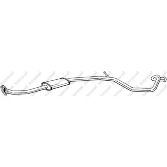 Silencieux central BOSAL 293-403