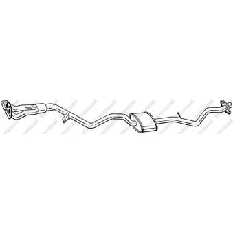 Silencieux central BOSAL 293-411